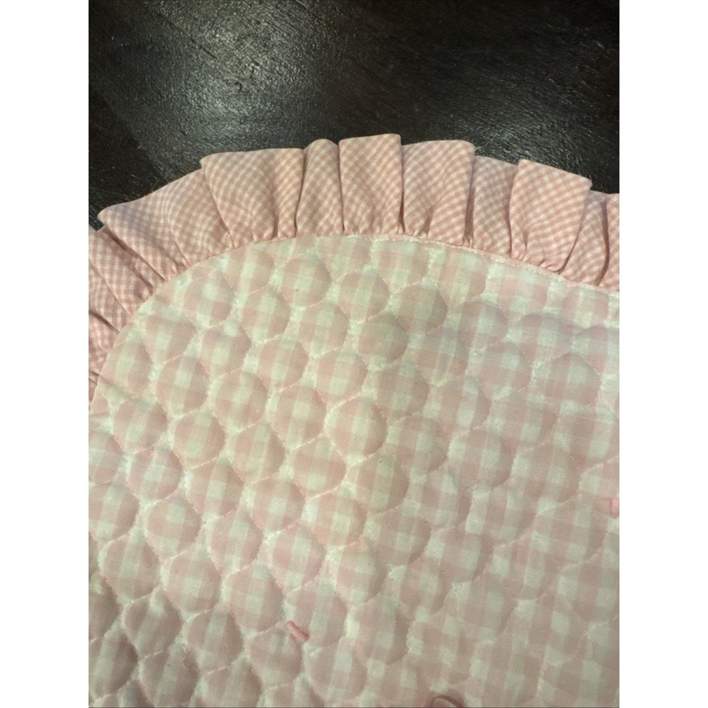 Vintage Pink Childs Nursery Rhyme quilt - Picture 8 of 8